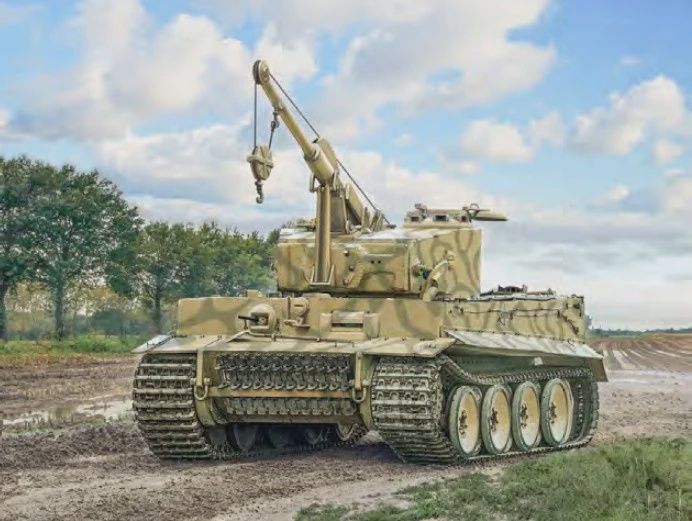 Italeri 1/35 Tiger Support Vehicle w/Crane (ITA6764)