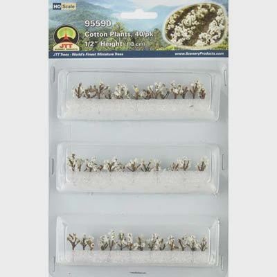 JTT Scenery Products Cotton Plants (40) HO (JTT95590)