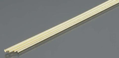 K&amp;S 1/16", 3/64" Bendable Round Brass Rods (4/cd) (K+S5072)