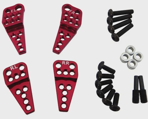 Hot Racing Adjustable Offset Multi Shock Moun- Scx 2 (SCXT28M02)
