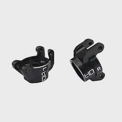 Hot Racing Black Aluminum Rear Axle Portal Mount: TRX4 (HRATRXF22M01)