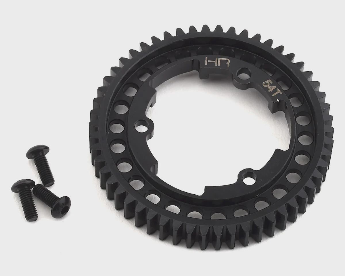 Hot Racing Steel Mod 1 Steel Spur Gear for Traxxas E Revo 2.0/X-Maxx/XO-1 (54T) (HRAERVT54M01)