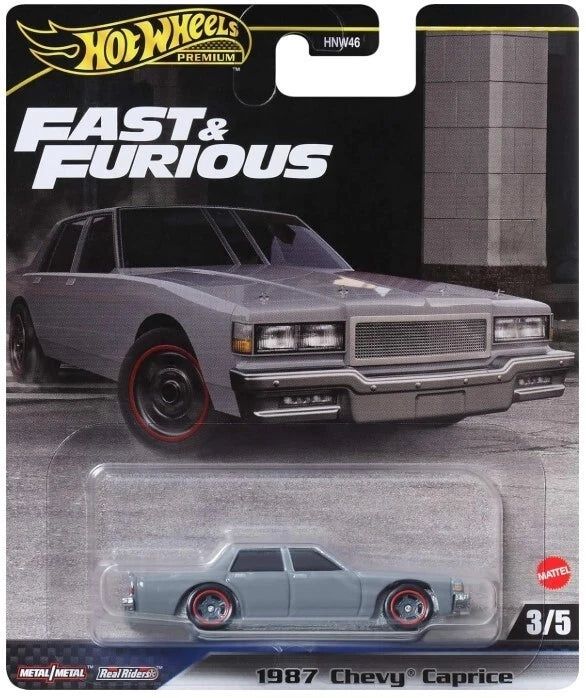 Hot Wheels Premium Fast &amp; Furious 1987 CHEVY CAPRICE (HRT98)