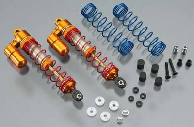 INTEGY REAR PIGGYBACK SHOCK ORG STAMPEDE/RUSTLER/SLASH (INTT8147ORA)