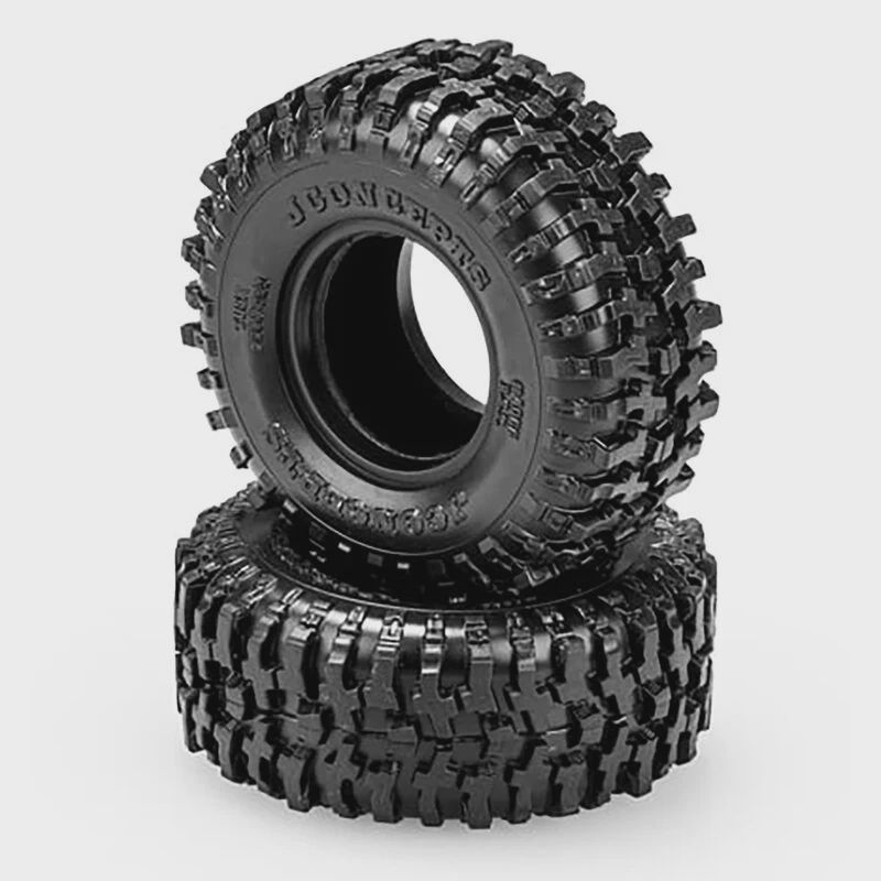 JConcepts 1/18 Tusk 1.0" TRX-4M Crawler Tires and Inserts, Green Compound (2) (JCO406602)