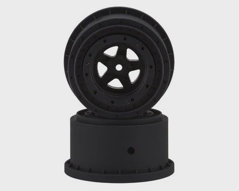 JConcepts Starfish Mambo Beadlock Street Eliminator Rear Drag Wheels (Black) (2) w/12mm Hex (JCO3415B)