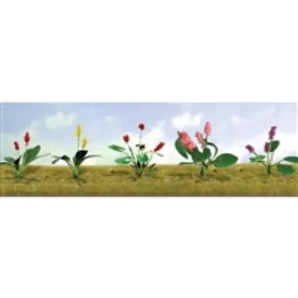 Flower Plants Assortment: #3 – 10/pk – O Scale (JTT95562)