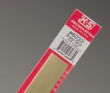 K&amp;S Brass Strip .016x3/4" (K+S233)