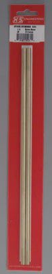 K&amp;S Round Brass Tube 1/4" Peggable (2) (K+S5131)