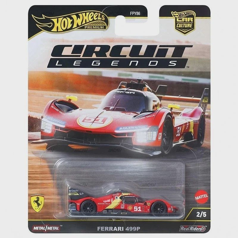 Hot Wheels Ferrari 499P Red JBK49 2/5 - 2025 Car Culture: Circuit Legends