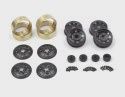 HPI CS-8 Steel Beadlock Wheel 1.2in (Black / 4pcs), for Venture18 (HPI161162)
