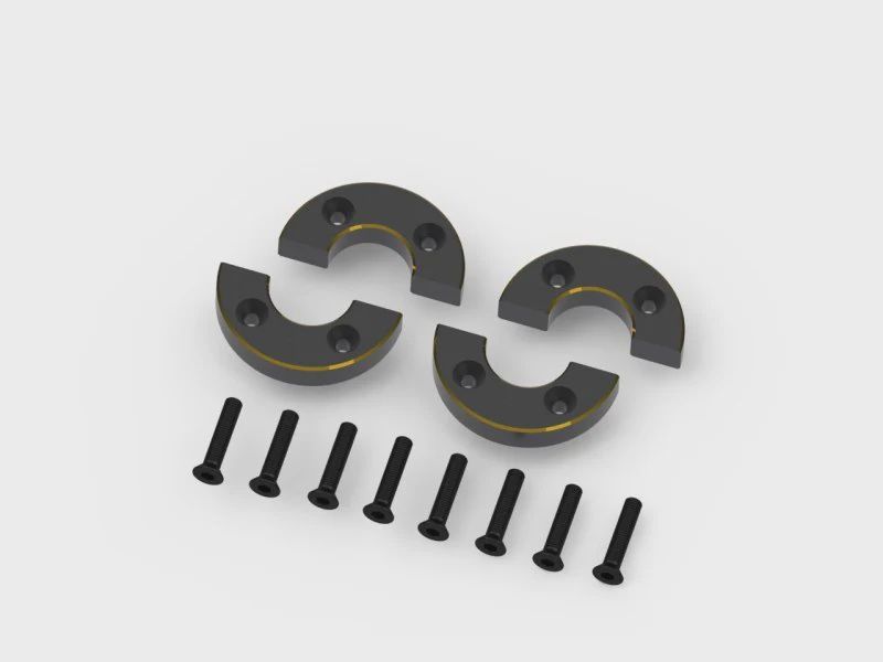 HPI Steering Block Weight Set (Brass / 4pcs), for Venture18 (HPI161152)