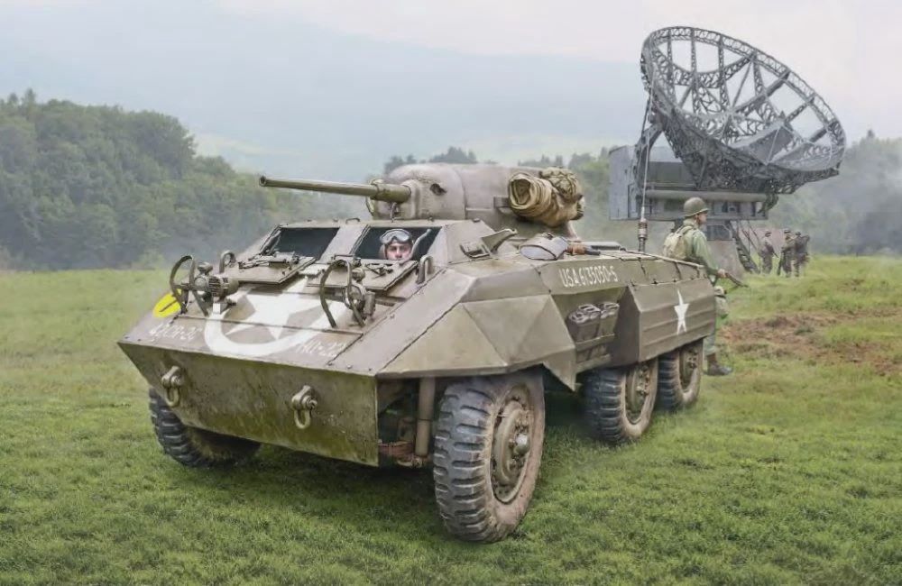 Italeri 1/35 WWII M8 Greyhound Armored Vehicle D-Day 80th Anniversary (ITA6364)