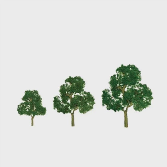 JTT DECIDUOUS 5.5" PREMIUM O-scale, (JTT92040)