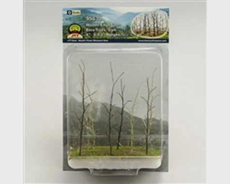JTT Scenery Woods Edge Trees, Bare 4-5.5" (8) (JTT95630)