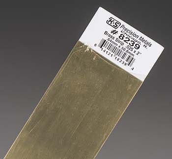 K&amp;S Brass Strip .025'' x 2'' x 12'' (K+S8239)