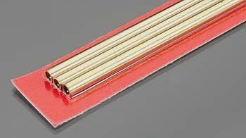 K+S 5mm x 300mm Round Brass Tube .45mm Wall (3) (K+S9823)