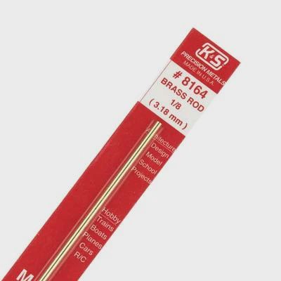K+S Solid Brass Rod 1/8" (K+S8164)