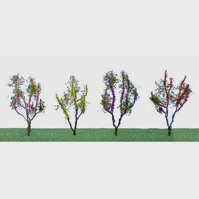 JTT Scenery Products Flower Trees, 4Color .75-1"(48) (JTT95503)