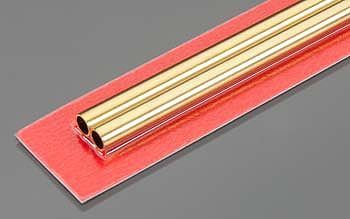K+S 6mm x 300mm Round Brass Tube .45mm Wall (2) (K+S9824)