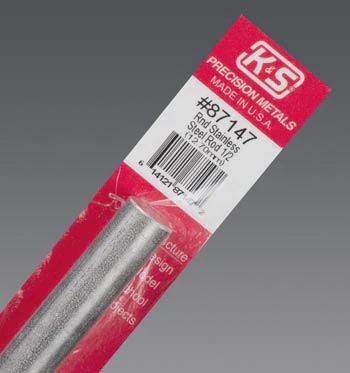 K+S Round Stainless Steel Rod 1/2" (K+S87147)