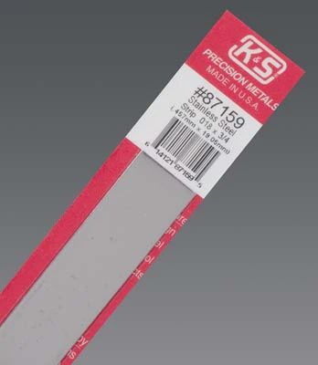 K+S Stainless Steel Strip .018x3/4" (K+S87159)