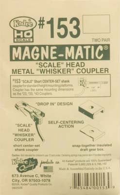 Kadee Scale Head Short 1/4"(KAD153)