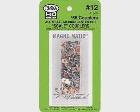 Kadee HO #58 Scale Coupler, 9/32" Center (20pr) (KAD5825)
