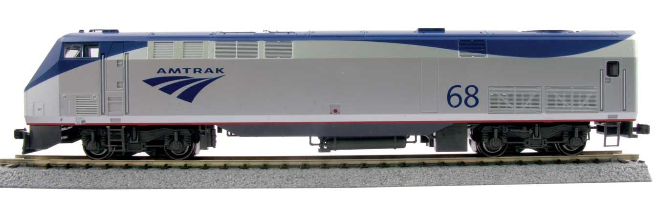 Kato GE P42 Genesis - Standard DC -- Amtrak #180 (Phase Vb Late; silver, blue, red) (KAT376118)