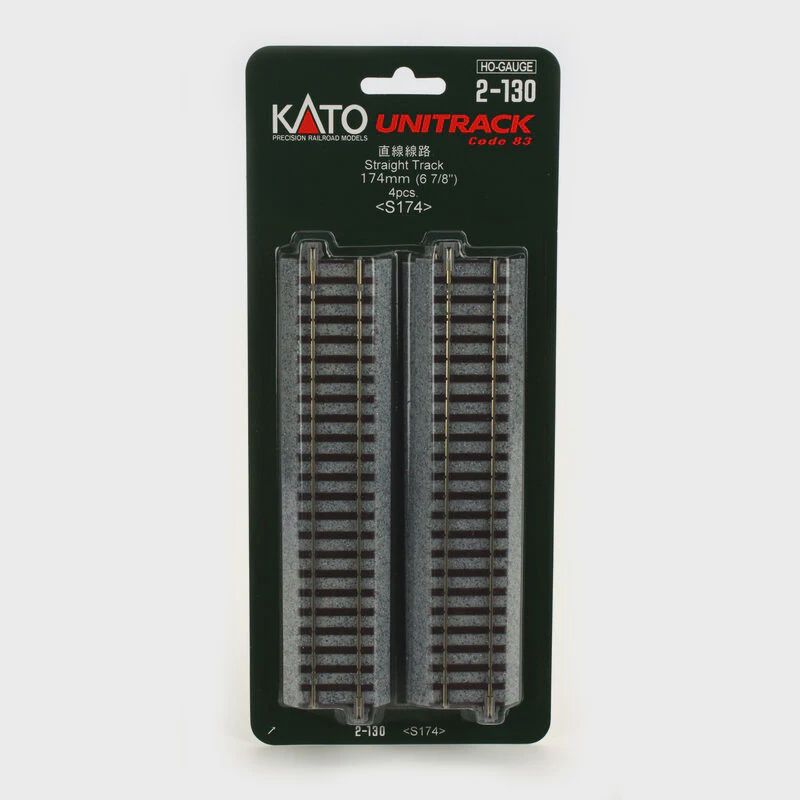 Kato HO 174mm 6-7/8" Straight (4) (KAT2130)