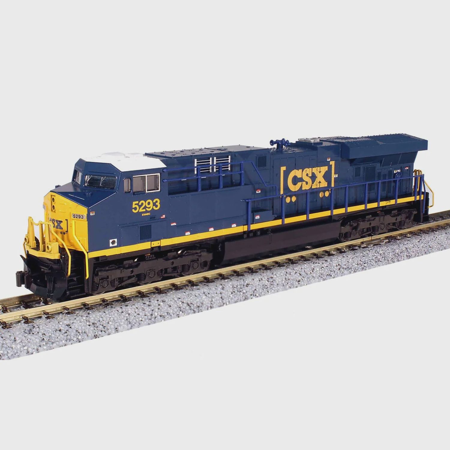 Kato N Scale GE ES44AC GEVO Diesel CSX 5293 - DC (Dark Future Boxcar Logo) (KAT1768948)