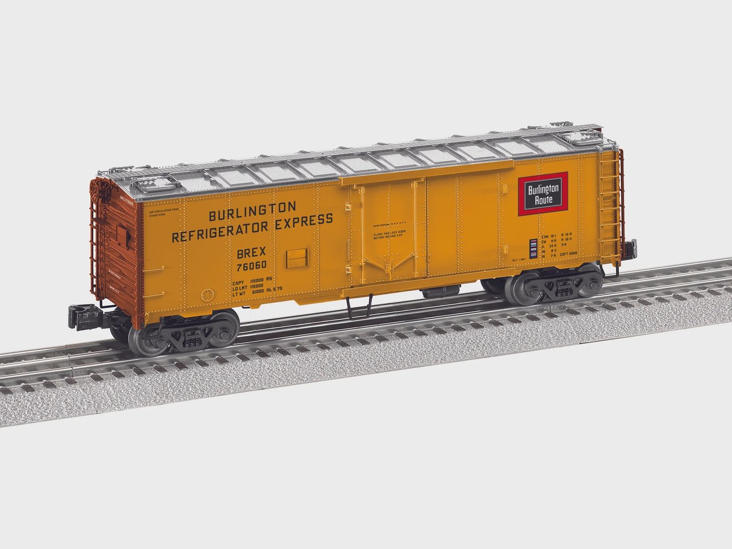 Lionel Burlington 40' Steel Reefer (LNL684117)