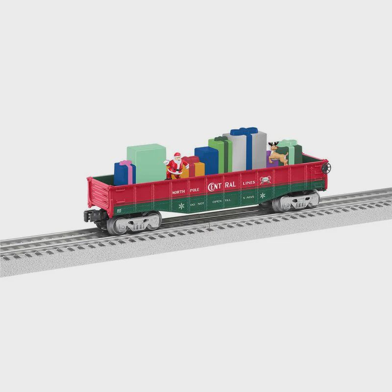 Lionel Christmas Chasing Gondola O SCALE (LNL2228130)