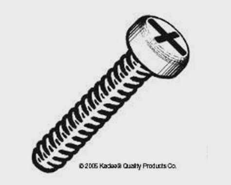 Kadee 2-56 x 1/2" HO Delrin Screws (KAD256)
