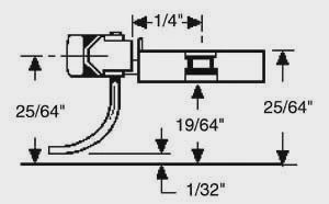 KADEE HO MP Coupler,1/4"Under(2pr) (KAD24)