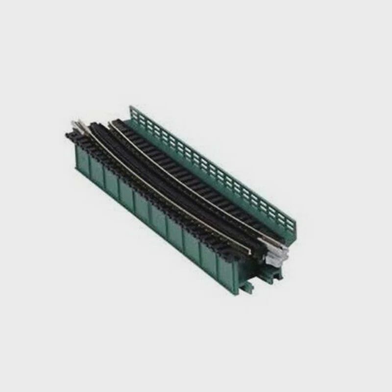Kato N 17.6" Single Curve Girder Bridge Grn 15 degree (KAT20466