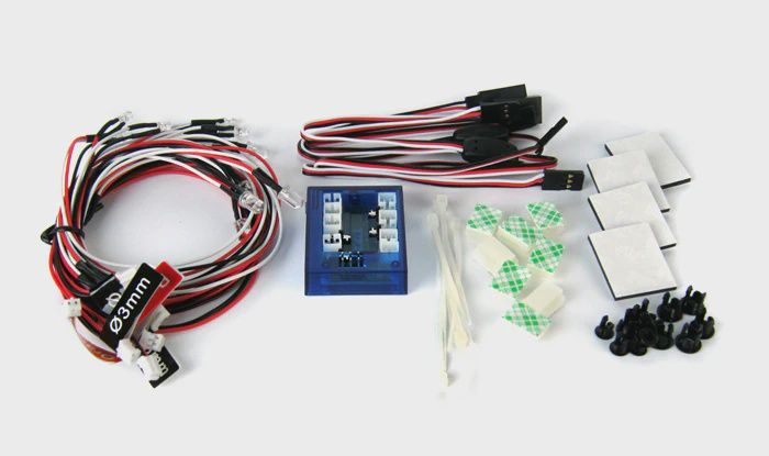 LED Lighting Kit for Cars and Trucks 1/10th Scale and Smaller (LEDKIT-C-1)