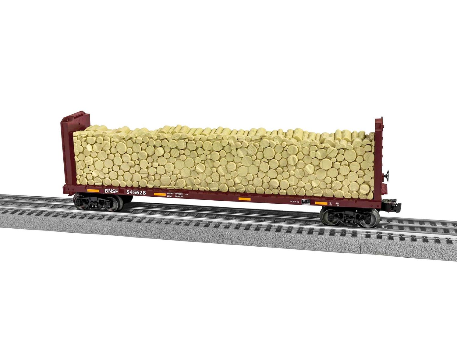 Lionel BNSF STANDARD O BULKHEAD FLATCAR #545628 (LNL2043094)