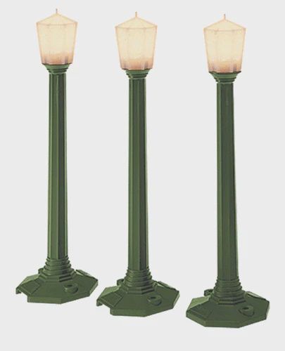 Lionel Classic Street Lamps - Green - 3 Pack (LNL629247)