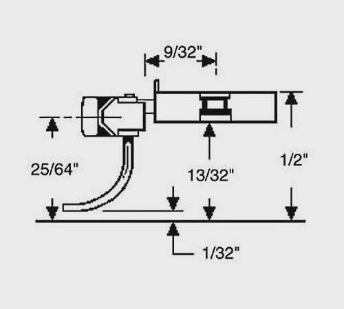 Kadee HO MP Coupler,9/32"Over(2pr) (KAD22)