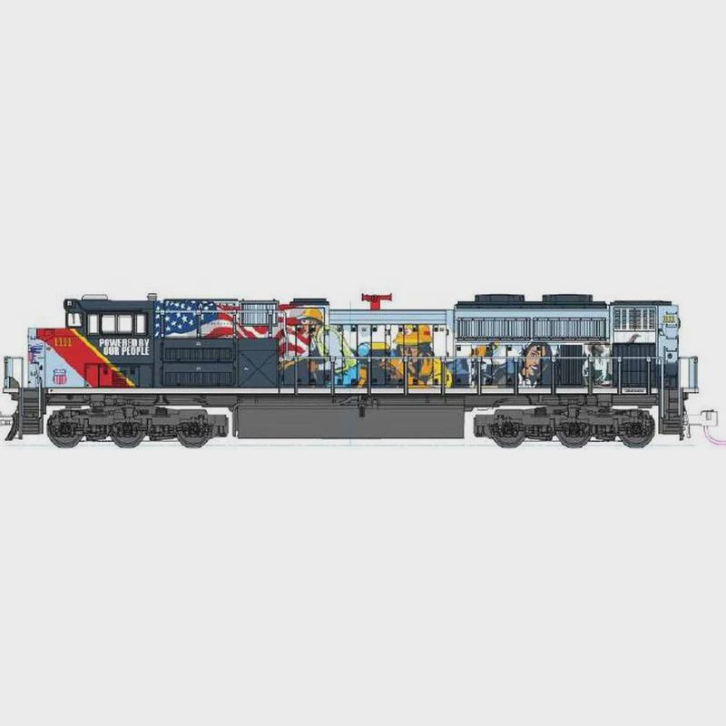 Kato N EMD SD70ACe Union Pacific #1111 "PBOP" with DCC (KAT176842DCC)