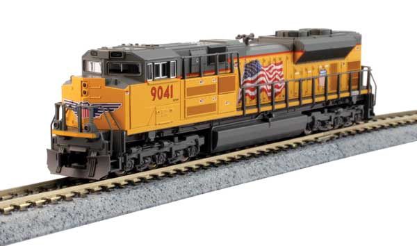 Kato Union Pacific #8983 (Armour Yellow, gray, United States Flag) (KAT1768529DCC)