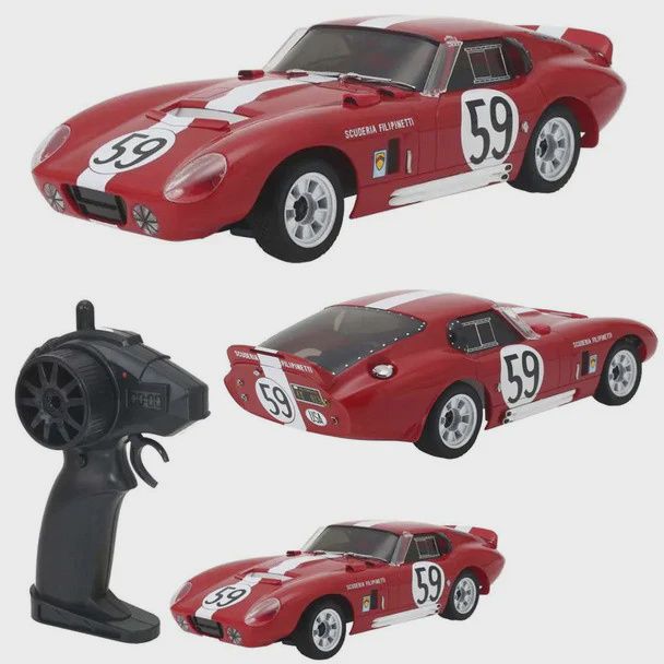 Kyosho Mini-Z RWD ReadySet w/Shelby Cobra Daytona Body (Red) w/2.4GHz (KYO66611)