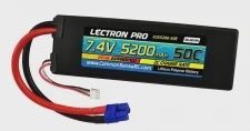 Lectron Pro 7.4V 5200mAh 50C Lipo Battery with XT60 Connector (2S5200-50E)