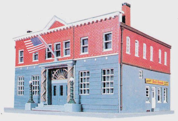 Life Like Woodlawn Police Station -- Kit - 6-1/4 x 8-3/8" 15.9 x 21.3cm (433-1382)