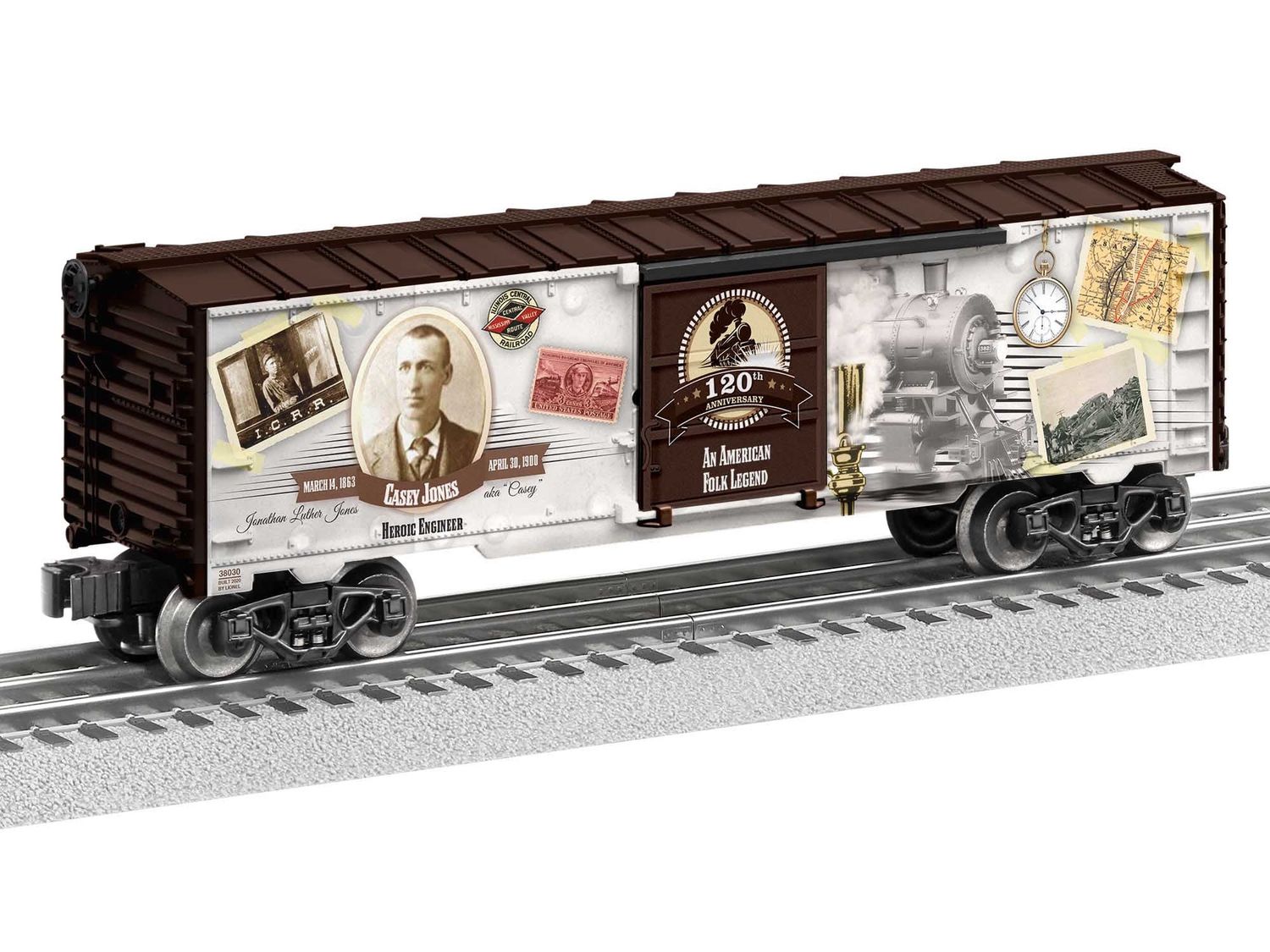 Lionel CASEY JONES 120TH MUSA BOXCAR (LNL2038030)