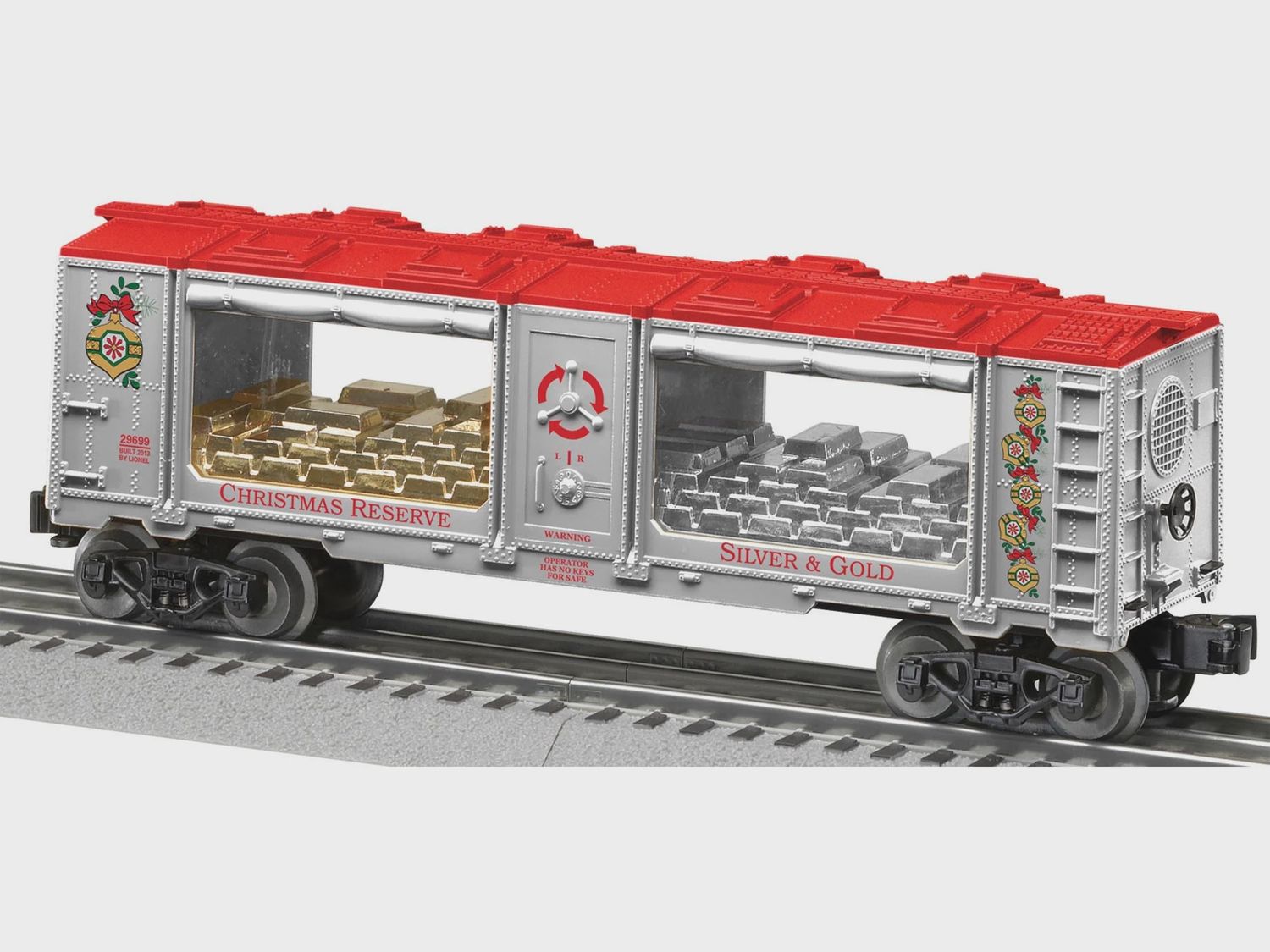 Lionel Christmas Mint Silver and Gold Car (LNL629699)