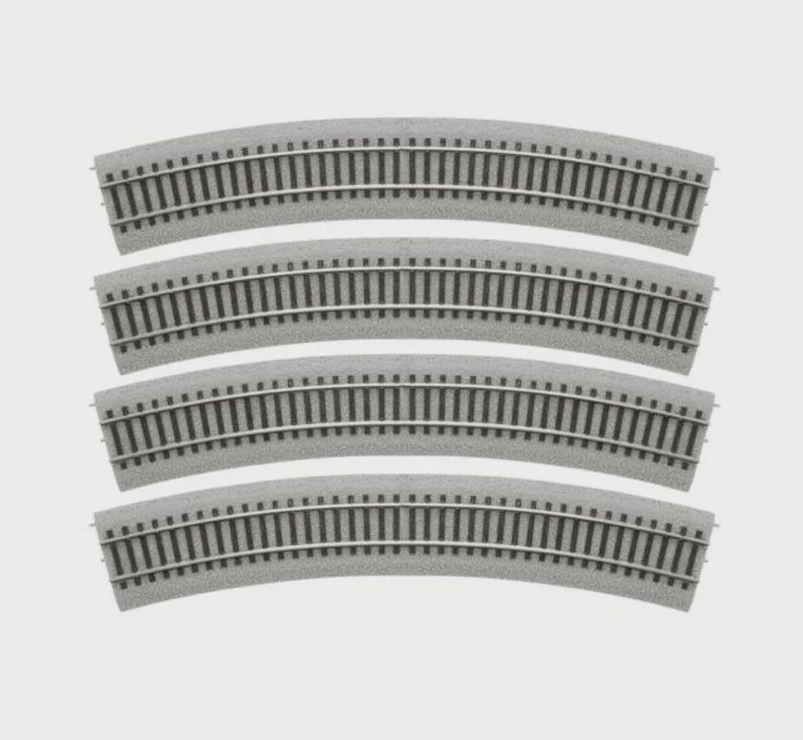 Lionel HO RTR 20” Radius MagneLock Track/4pk (LNL871818010)