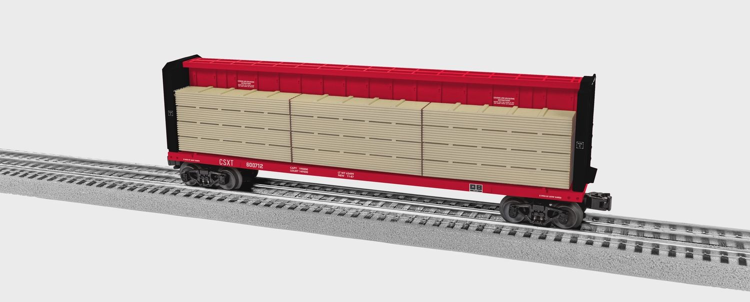Lionel CSX CENTERBEAM FLATCAR #600712 (LNL2343072)