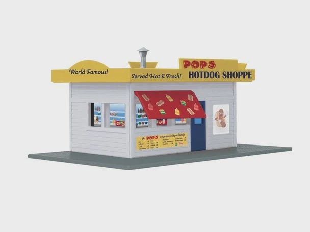 Lionel HO Pop's Hot Dog Shoppe -- Kit (LNL2167020)